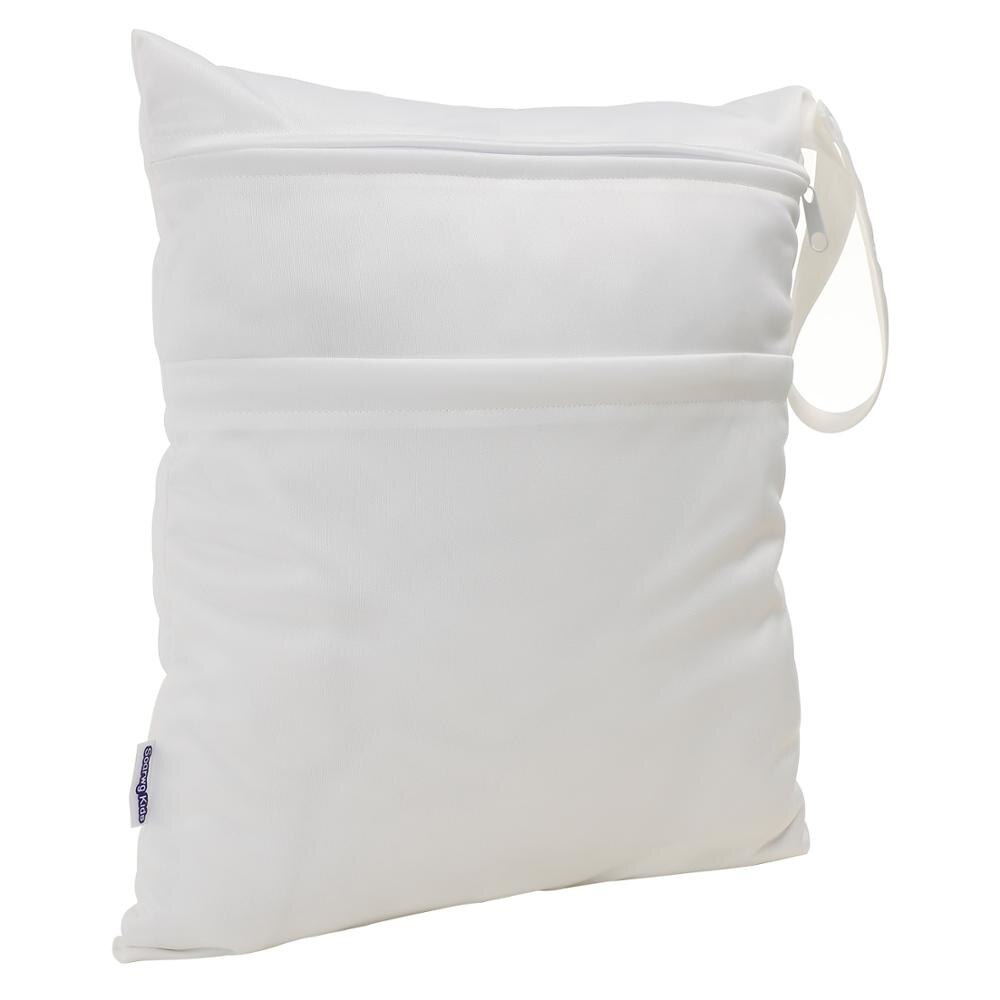 Wiederverwendbare nass trocken Tasche Mit Zwei Für Baby Windeln Windeln Wasserdicht Nass Tuch Tasche Windel Tasche 36cm x 30cm: NPD10010