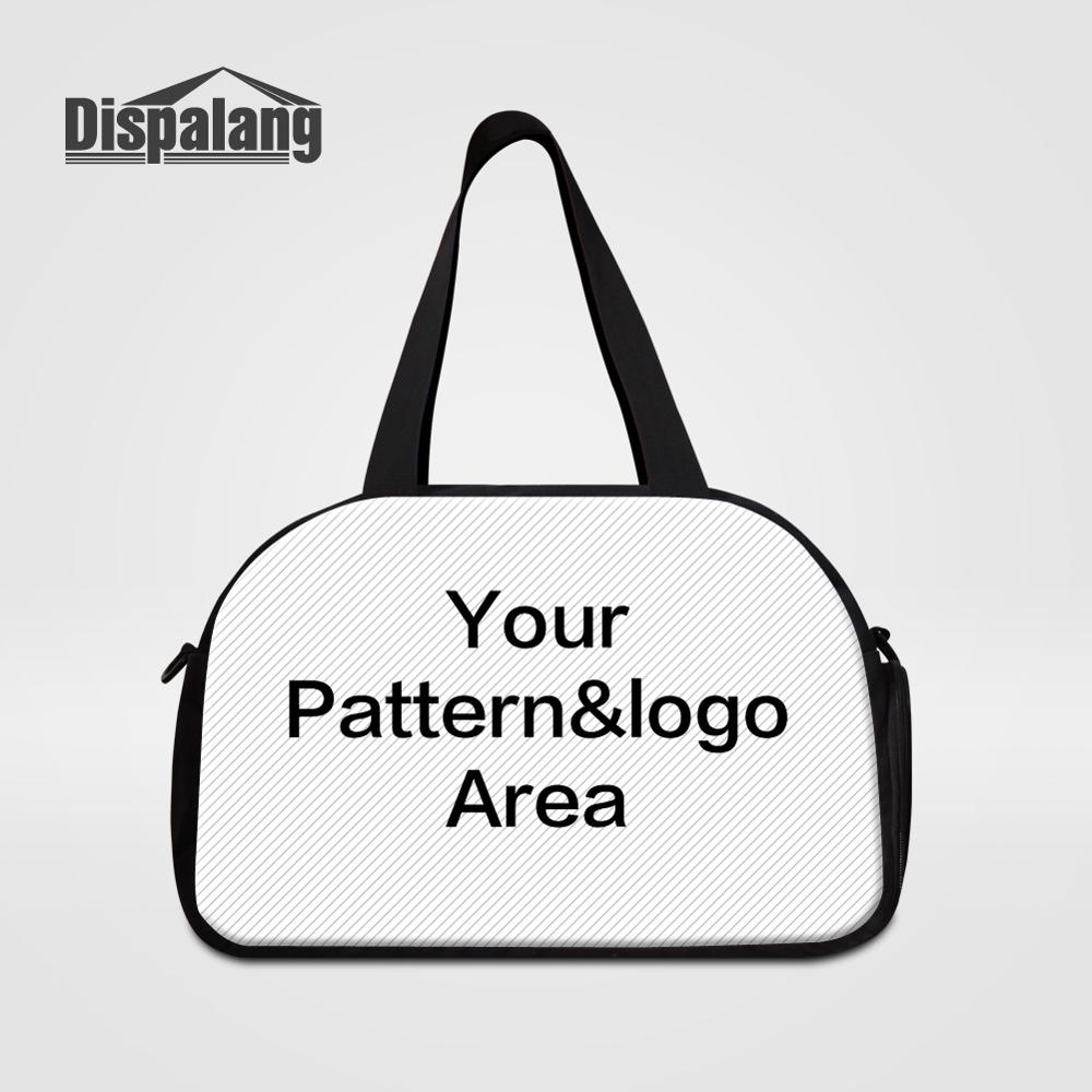 Dispalang genial hombres bolsas de viaje bolsos de gran capacidad bolso de las mujeres de viaje bolsa de hombro a hombro bolsa equipaje bolso de mano: Blanco