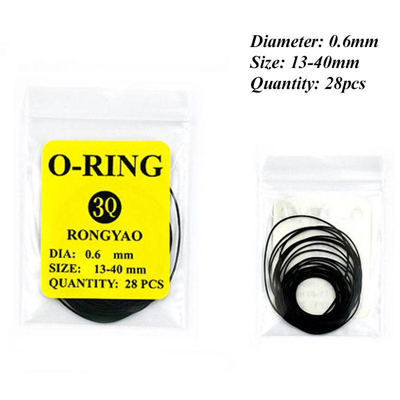 Outil de réparation de graisse de joint torique de montre, joint étanche , scellant pour horloger, 0.5mm, 0.6mm, 0.7mm, 0.8mm: Marron