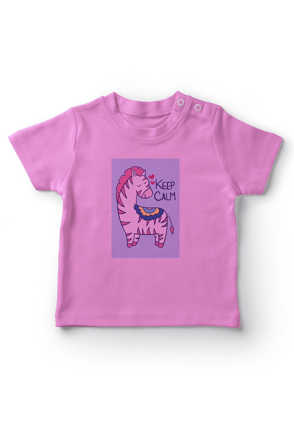 Angemiel Baby Süße Zebra Baby Mädchen T-Shirt Rosa