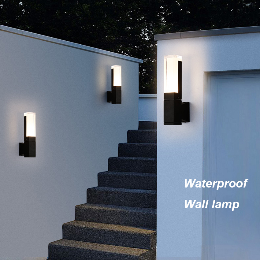 Led Waterdichte Wandlampen, Binnen-En Buitenlicht, Binnenplaats Veranda, Woonkamer, Gang, Slaapkamer Muur Schans,