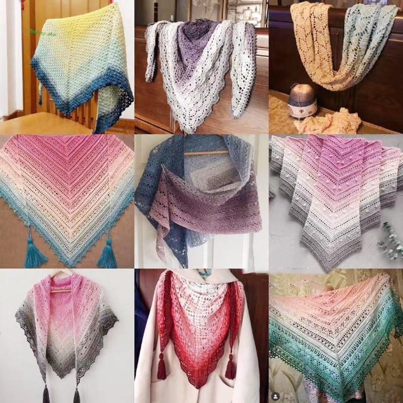 Hilo de mezcla de algodón orgánico para primavera y verano, 300g, 4 partes de Crochet, ropa de hilado, falda, línea de encaje, artesanal, tejido a mano, 1000m