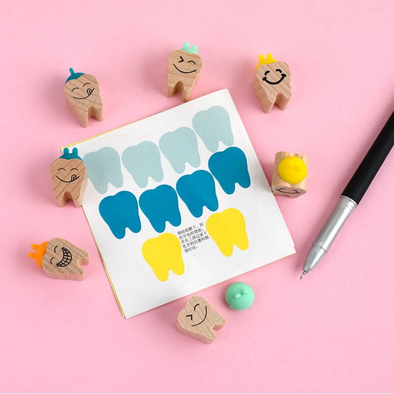 Wooden Baby Tooth Box Milk Teeth Organizer Storage Collection Boy Girl Souvenir Case Infant Kid for Children Keepsake