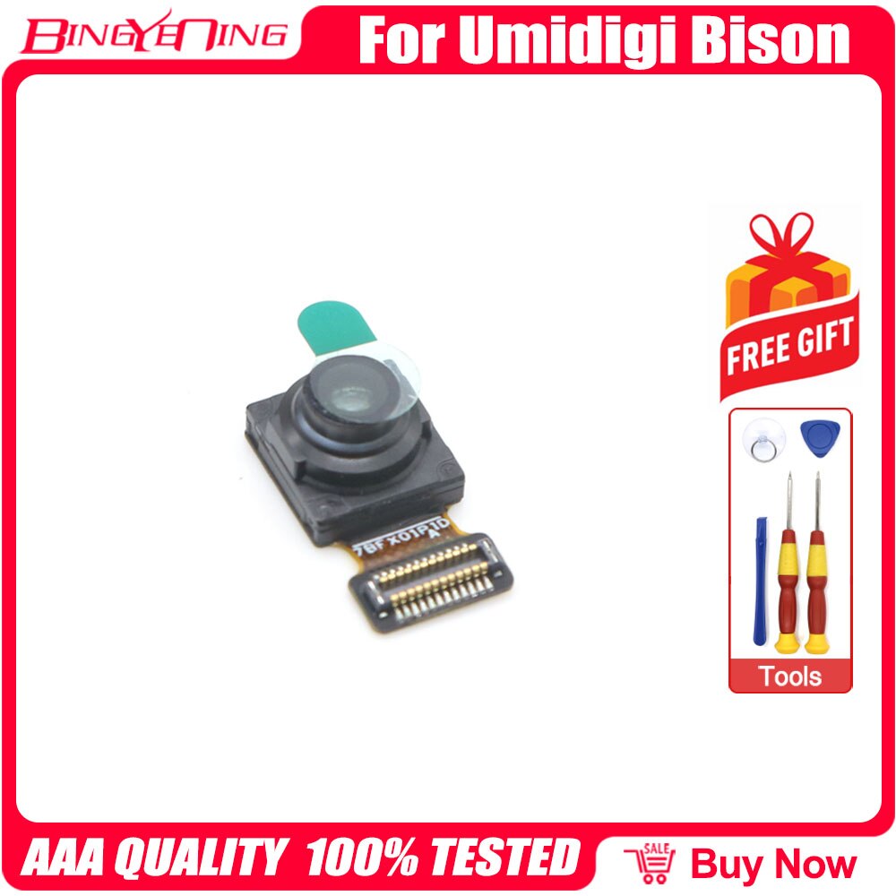 For UMIDIGI Bison 5MP Macro Depth Camera +16MP Wide-Angle Camera +24MP Front Camera + 48MP Rear Camera Module Replacement Parts: Front Camera