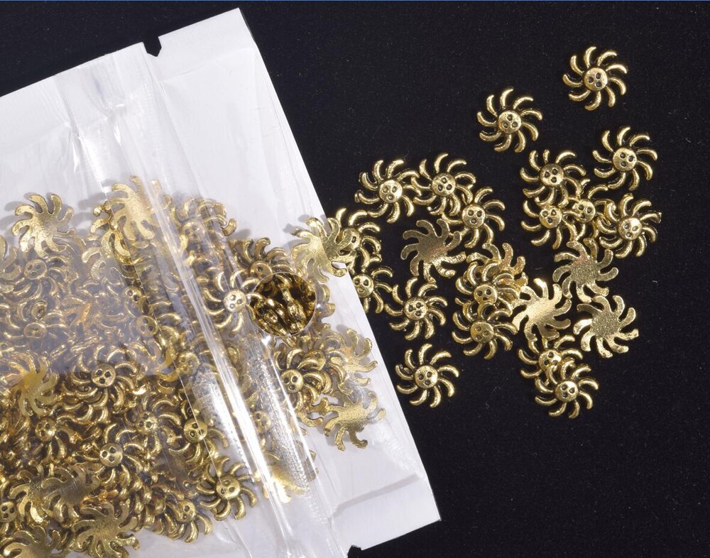 50pcs 8 styles Antique Bronze miel abeille breloques ongles déco abeille breloque pour ongles gel courrier vernis /bijoux artisanat breloques, JH-44: 354-50pcs
