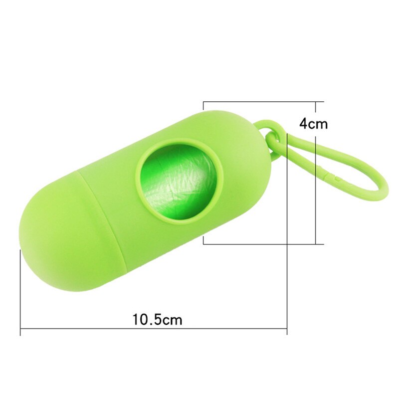 Pil Vorm Hond Kak Zak Dispenser Afval Vuilniszakken Carrier Met 1 Roll Kat Hond Afval Kak Tas voor Honden