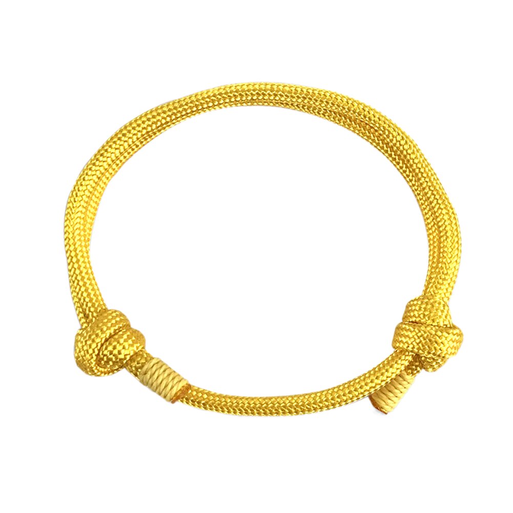 Marin Bracelet léger Simple fait à la main Passion nautique tressé Bracelet bricolage résistant à l'usure artisanat corde réglable