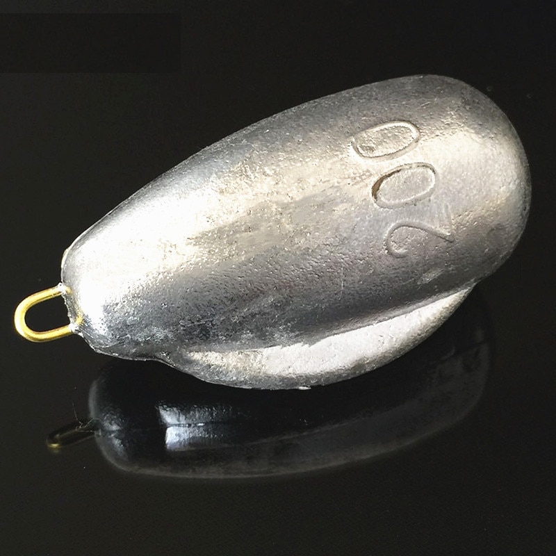 1pc 80g 100g 120g 150g 200g 250g 300g lyijy uppoavat lyijypainot veneen kalastus viehe koukkutarvikkeet tarvikkeet ontto ja kiinteä