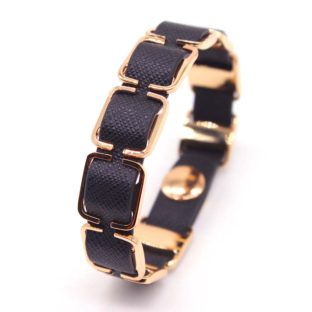Moda corrente geométrica tecelagem punk pulseira de couro temperamento personagem ornamentos restaurar formas antigas homem e mulher