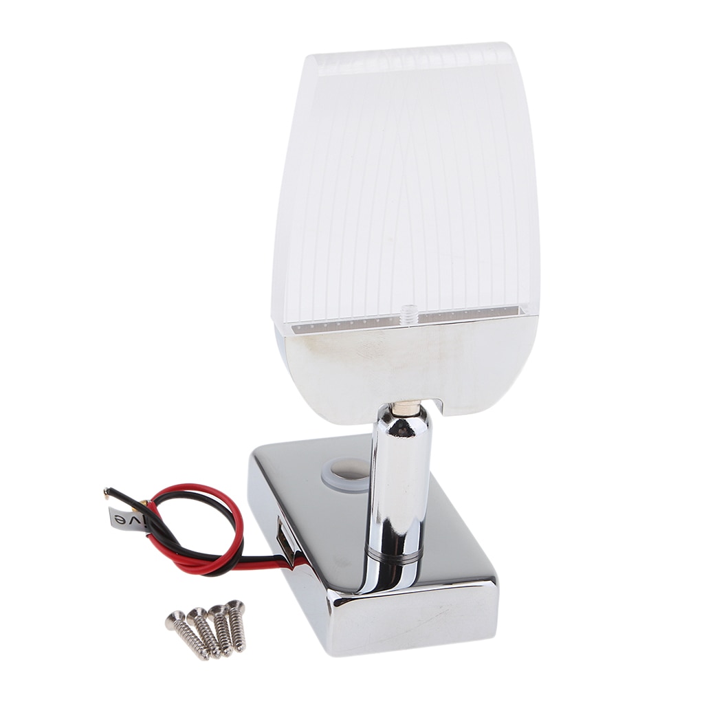 Marine Boat RV Swivel LED Reading Light USB Dimmable Touch Control 12/24V