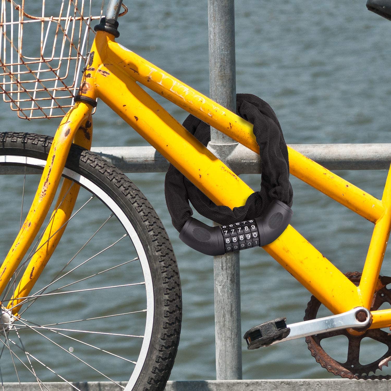 Bicycle Chain Lock MTB Road Bike Safety Anti-theft Outdoor Cycling Accessories Bike Lock