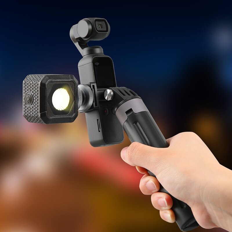 PGYTECH OSMO Pocket-puerto de datos a Zapata fría y soporte Universal para OSMO Pocket 2, accesorios de expansión, soporte Universal