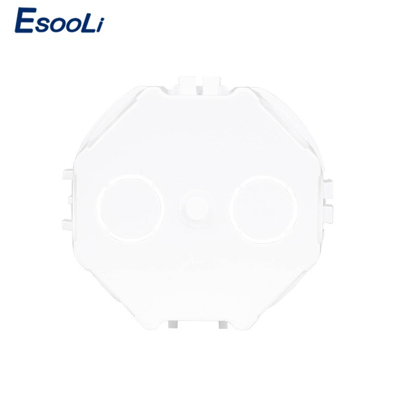 Esooli Polygonal EU European Standard Cassette Universal Wall Mounting Box for Wall Switch and Socket Back Box