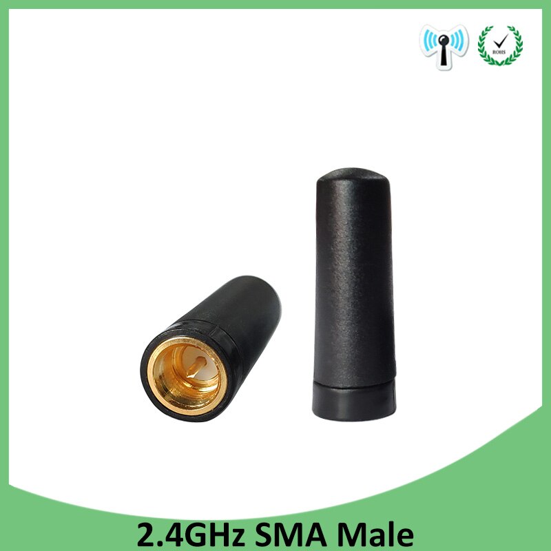 Antenna 2.4 GHz Wifi 2dbi SMA connettore maschio 2.4 ghz Antenna mini dimensioni antenne Omni direzionali antenne wi fi 2.4G router antenne
