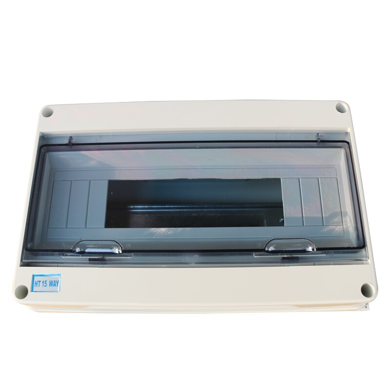 Plastic Surface Electric Equipment 12 Ways MCB Power Distributing Box--HT Series: HT-15P  195x305x70