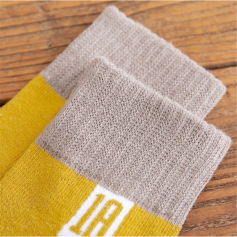 Enfants Sport chaussettes tricoté coton bébé garçons chaussettes pour enfant en bas âge enfants Tube chaussettes pour filles enfants école chaussettes 5 paires/ensemble