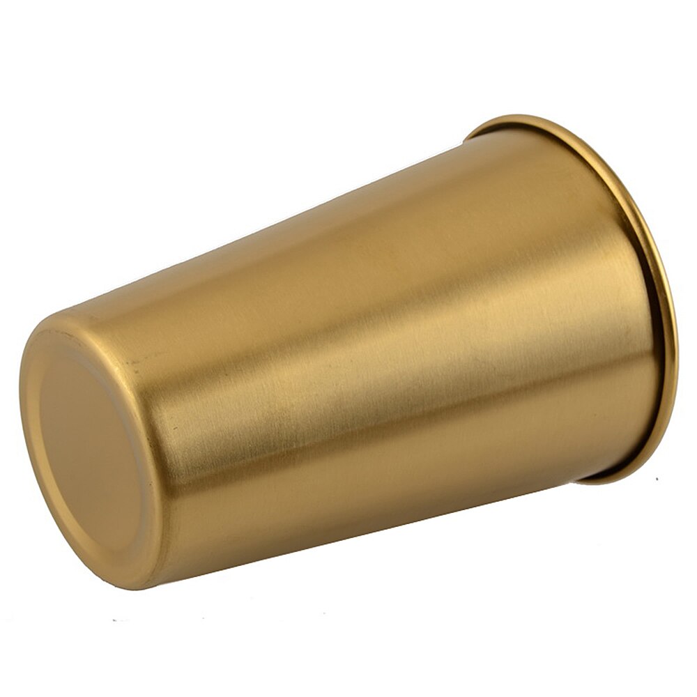 Stainless Steel Cups 500ml Pint Drinking Cups Metal Drinking Single Wall Water Cup for Kids and Adults