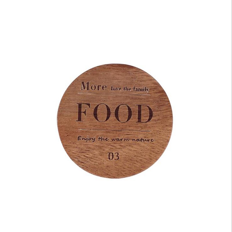 1Pc Mug Coaster Round Square Wood Cup Coaster Table Mat Kitchen Placemat Cup Pads Glass Teapot Drink Coasters Table Accessories: style 1