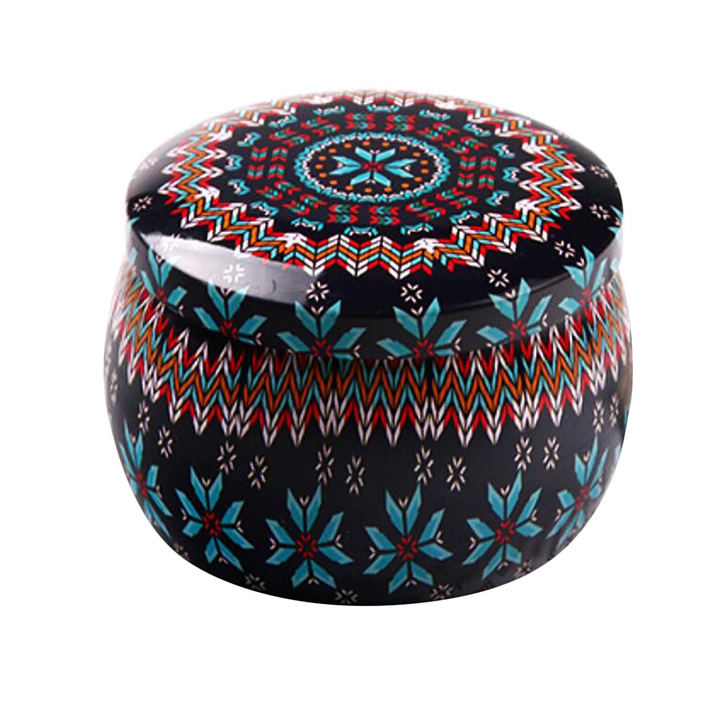 Premium Christmas Cookie Tins - Decorative Ethnic Style Cookie Tins, Extra Thick Steel - Cookie Containers for Giving: Motley