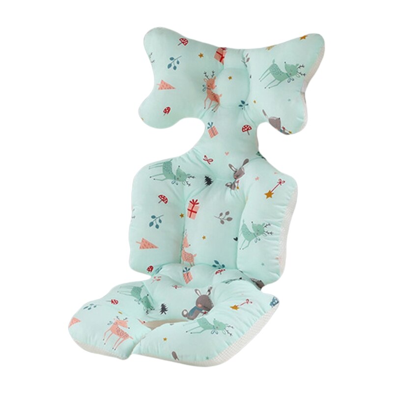 Doublure de siège de poussette universelle pour bébé, tapis en coton, matelas de couchage , Support de tête, oreiller, poussette pour bébé, chaise haute Cu: 7