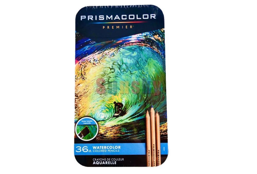 Prismacolor Premier Oily Colored Pencils 24/48/72/132/150 color Tin Box Set Soft Core Portrait Skin color: 36 water soluble