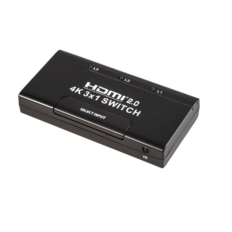 3 Poort 4K Hdmi Switch Selector 3D Ultra Hd Hdmi Switcher 3 In 1 Out Splitter Box Voor Hdtv xbox PS3 PS4