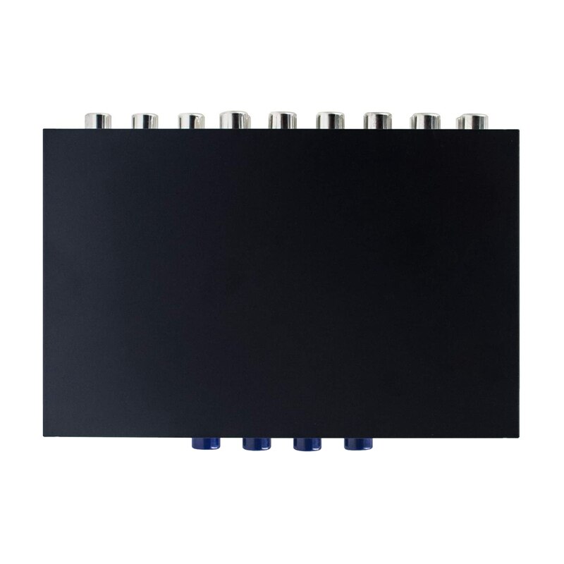 4 Port AV Switch RCA Switcher 4 in 1 Out Composite Video L/R Audio Selector Box for DVD STB Game Consoles