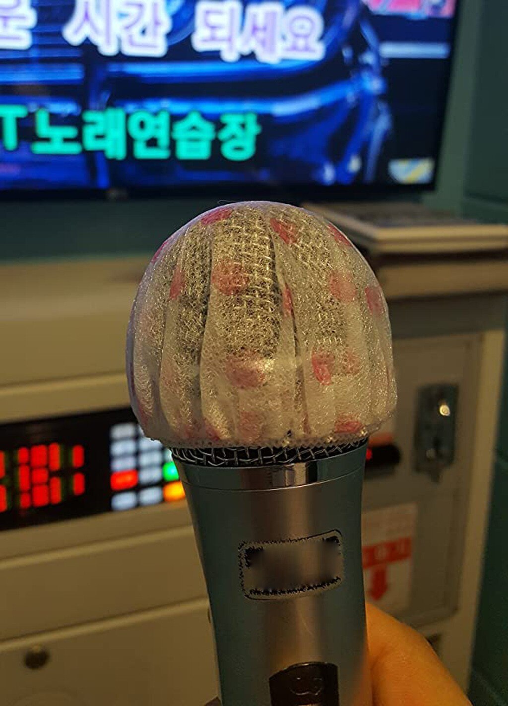 Housse hygiénique pour Microphone, non-tissé, jetable, anti-odeur, éponge Mike, 100 unités, 617