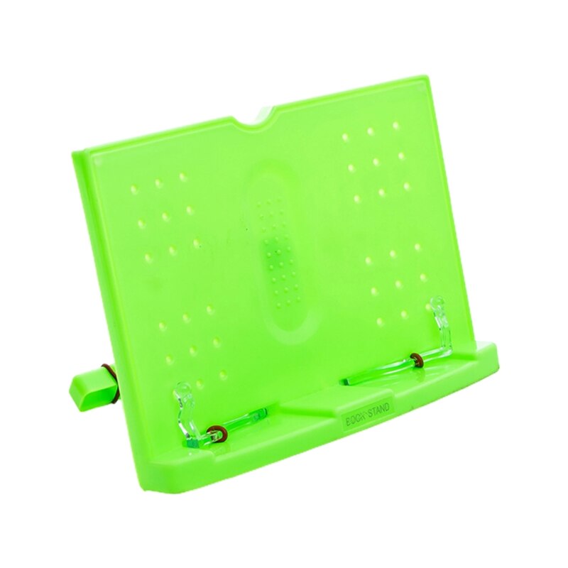 Brand Foldable Reading Book Holder Bookend Music Score Recipe Shelf Folding Holder Bookstand Cookbook Organizer: LG