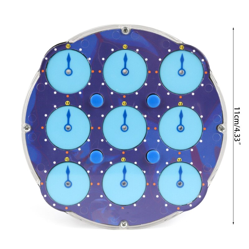 Magnetische Positionering Magische Klok Cube Profissional Intelligentie Gear Speelgoed 54DF