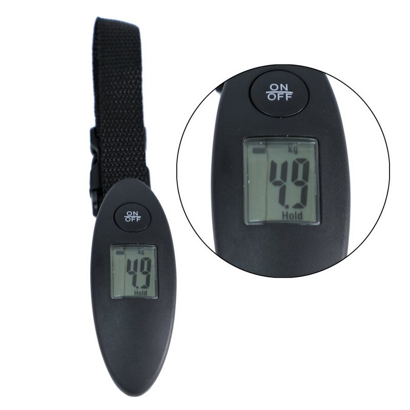 40kg/100g LCD Numérique Échelle De Voyage Électronique Échelle de Bagages Valise Portable Shopping Balance Suspendue Avec sangle