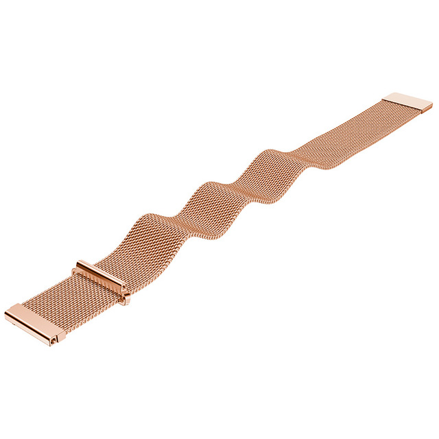 B57 Smartwatch Bracelet Stainless Steel Milanese Loop Watch Band Magnetic Closure Hero Band 3 Wrist Strap Metal Replacement: Milanese Rose Gold