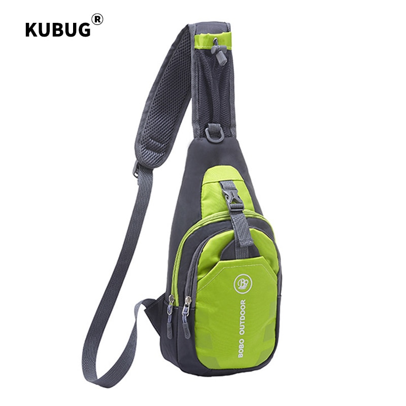 KUBUG Crossbody Bag Casual Chest Pack Lightweight Ultra-Thin Waterproof Nylon WOMEN'S Bag Outdoor Sport Bag Shoulder Bag