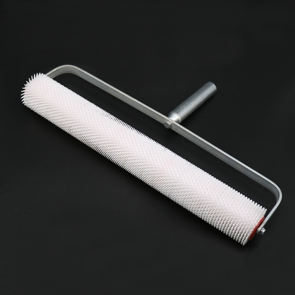 DIY 50CMX14MM Spiked Aeration Floor Roller Hand Tools Self Levelling Cement Defoaming Roller Screed Tools Accessories