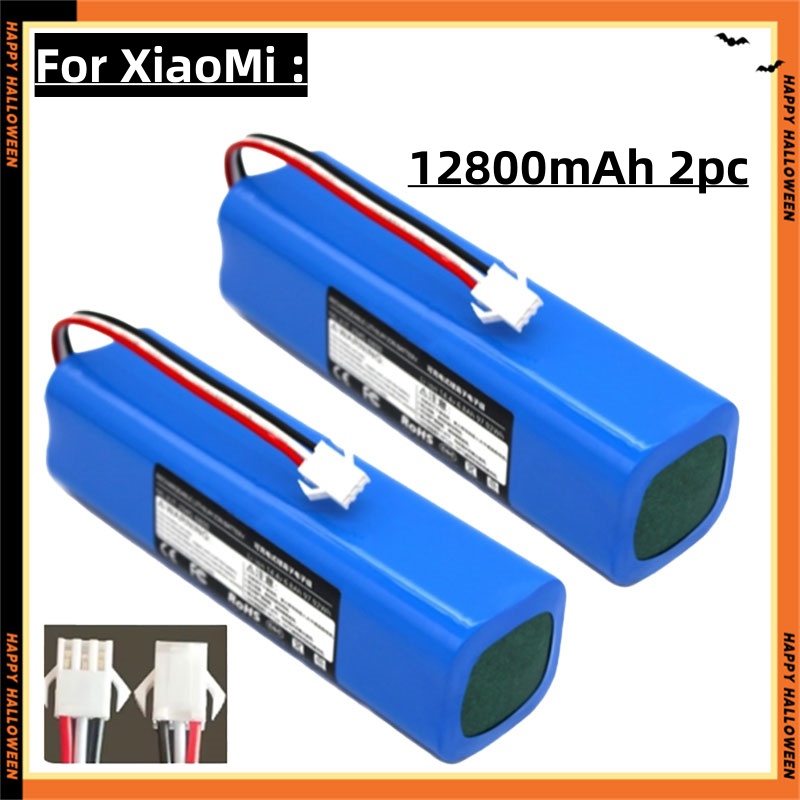 Batterie Li-ion Rechargeable 6800 MAh Pour Aspirateur Robot - Compatible Xiaomi, Lydsto R1, Viomi S9, Roidmi Eve Plus - 14,4 V - 6