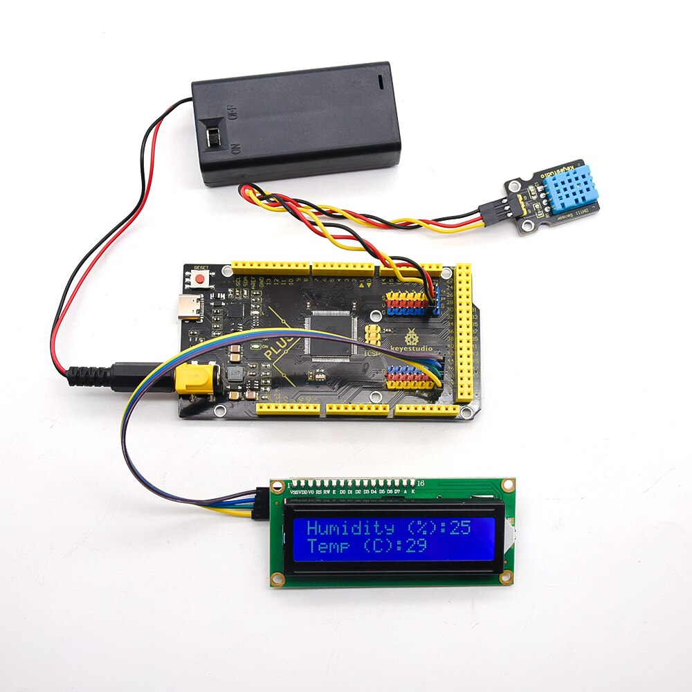 KEYESTUIDO Mega 2560 Plus Board + Type-C USB Cable Compatible with Arduino MEGA 2560 REV3