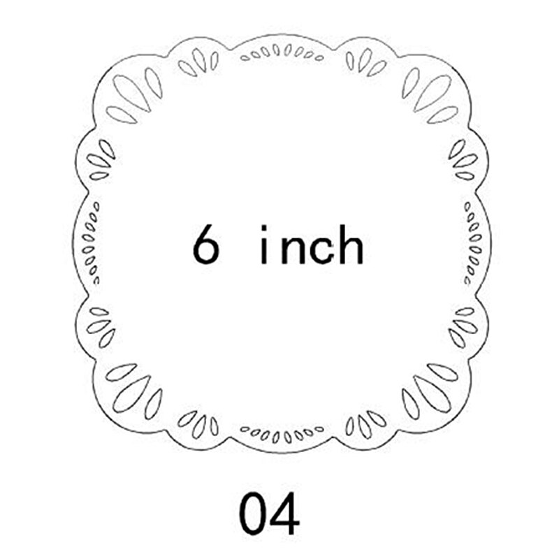 6 inch Fancy border punch DIY hand book making tool Card large embossers punching Lace embossing device Children Art supplies: KM-8710-04