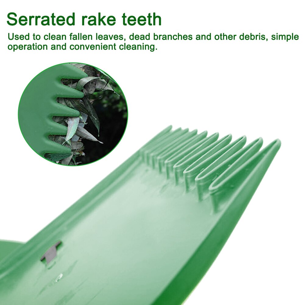 Recogedor de hojas de basura para limpieza de patio, herramienta de jardín portátil de fácil uso, 1 par