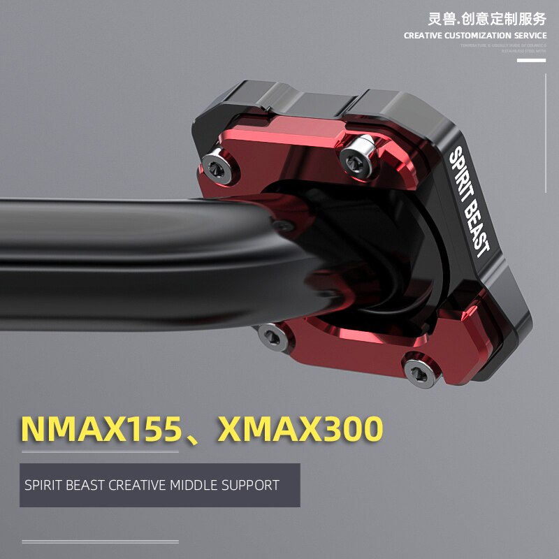 Geest Beest Motorfiets Side Frame Voet Base Ondersteuning Pad Stand Cover Voor Yamha NMAX155 XMAX300