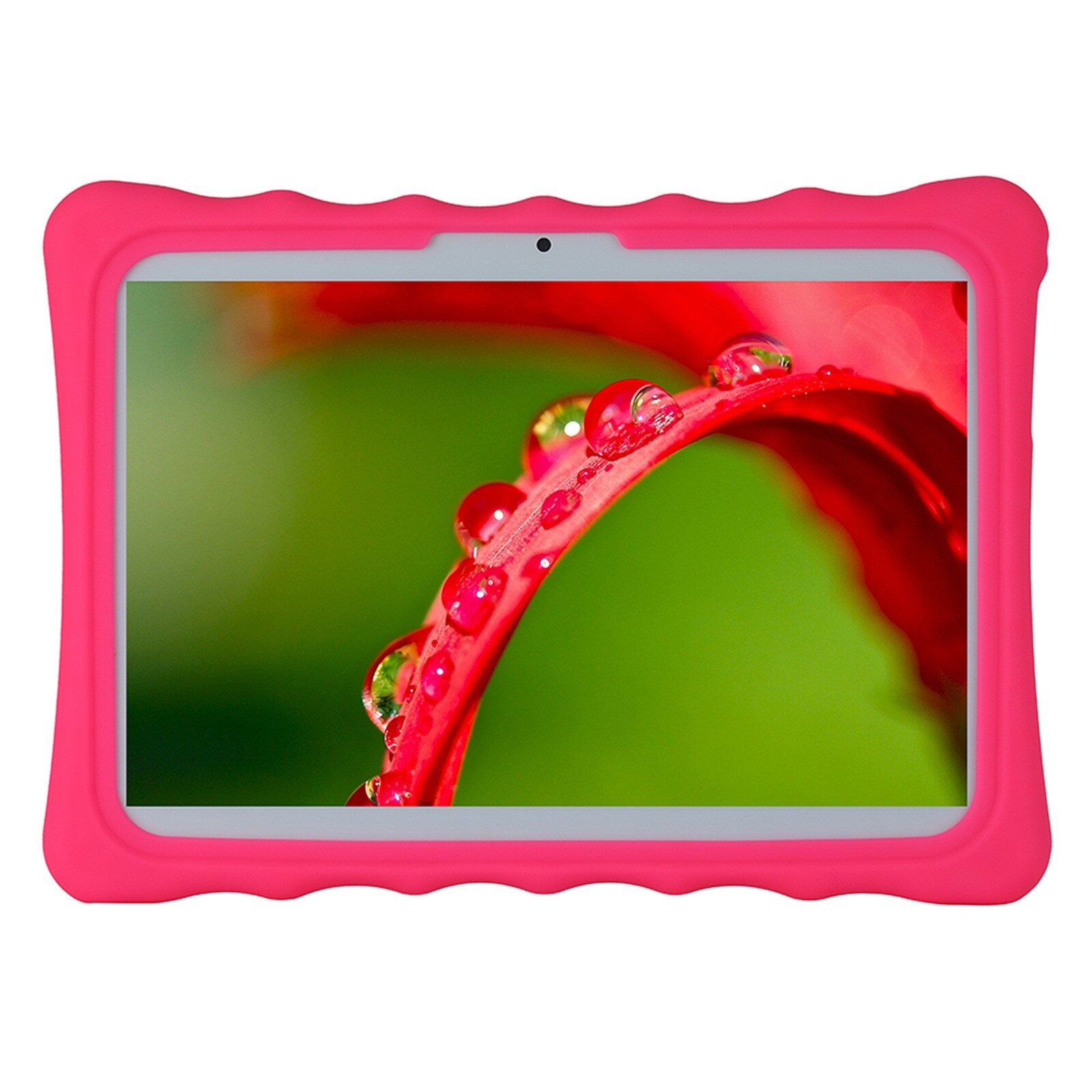 Kickstand Silicon Case For YOTOPT BEISTA Dragon Touch TOSICDO YUNTAB KXD iBowin SANNUO Max10 K10 K107 K17 (10.1&quot;) Android Tablet: Pink