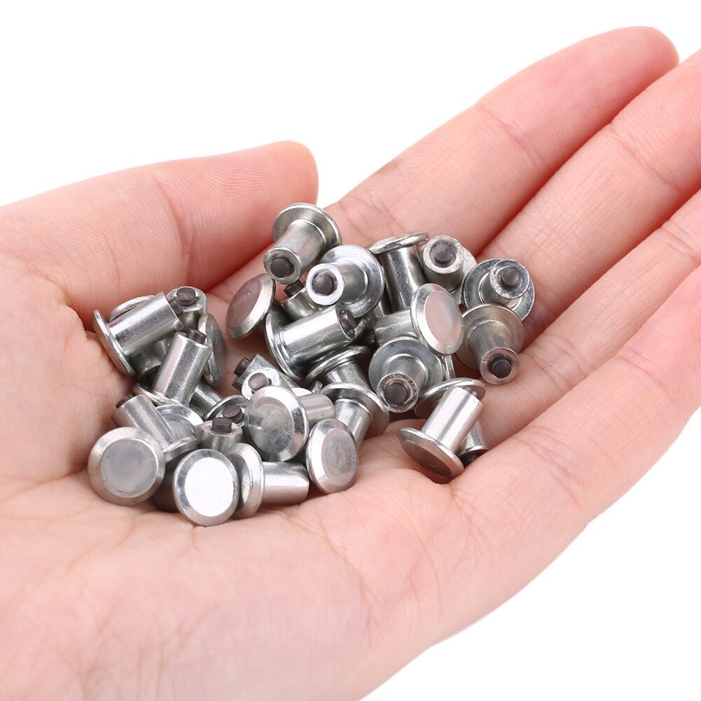 100pcs Tire Stud Screw 9mm/0.35 Inch Wheel Tyre Stud Screws Snow Tire Spikes Tire Stud Screw For Car Auto SUV ATV