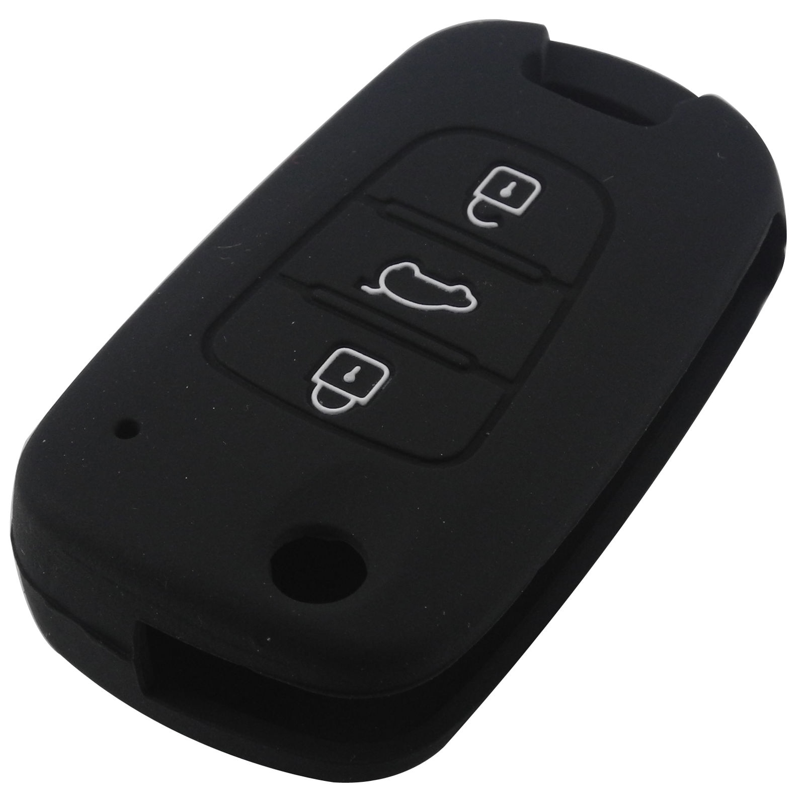 Bilchave Folding Flip Remote Silicone Auto Sleutel Cover Case Voor Hyundai i20 i30 i35 iX20 iX35 Solaris Verna 3 Knoppen