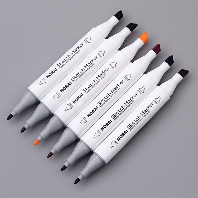 Dual Headed 80 Colors Markers Animation Sketch Pens Drawing Marker Coloring Drawing Pens Art Paint Tool Set