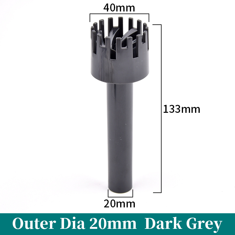 12 ~ 20Mm Aquarium Skimmer Acryl Lelie Pijp Spin Oppervlak Instroom Uitstroom Water Plant Tank Filter Reiniging Aquarium Accessoires: Rood