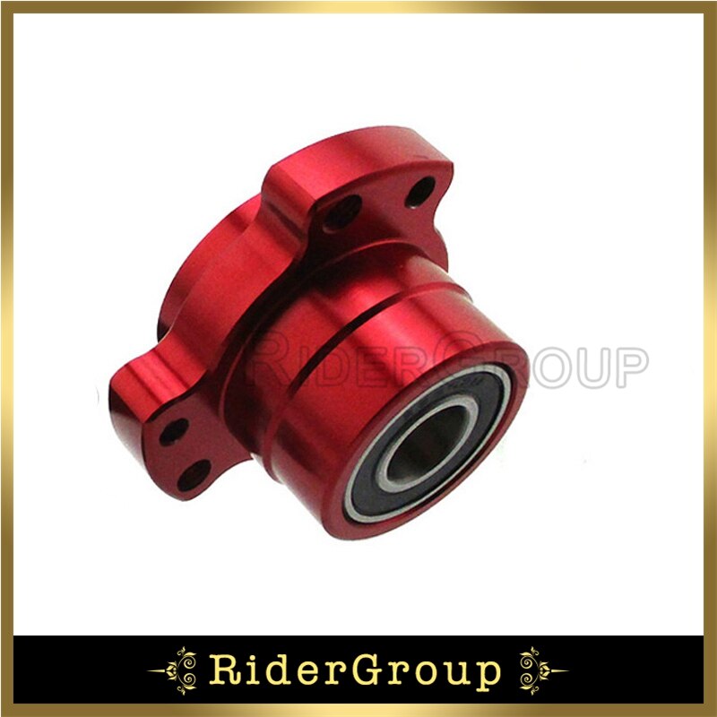 aluminium 5/8 "piasta przedniego koła łożyska z wysokiej prędkości dla Gokart koszyk minirower wózek trójkołowy części: czerwony