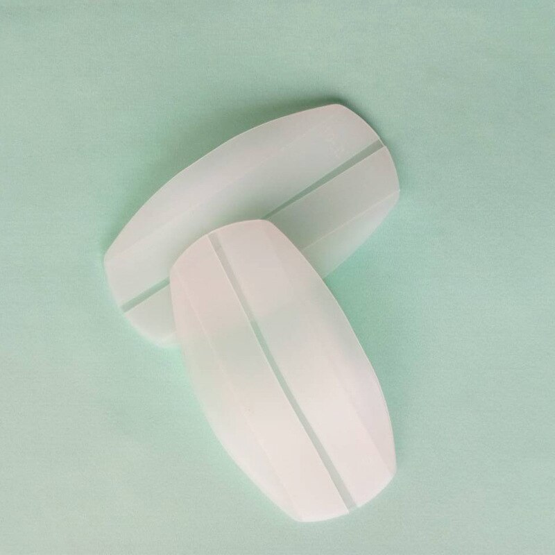 Varsbaby dames siliconen schoudervulling zachte bh-band antislip pads intieme accessoires: Wit