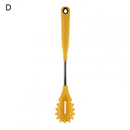 Cuillère à fente exquise, spatule de service, soupe passoire à riz louche passoire en Silicone: D