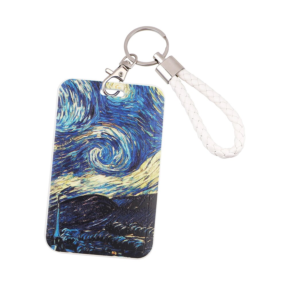Ransitute R2764 Neue Für Student Arbeiter Handheld Keychain Karte Halter Visitenkarte Bank Karte Student ID Karte Halter: 3