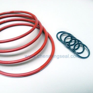 ID83.5*CS5 FEP Encapsulated O Rings Red Silicon Rubber Core Clear FEP Jacket 10 Peices A Lot