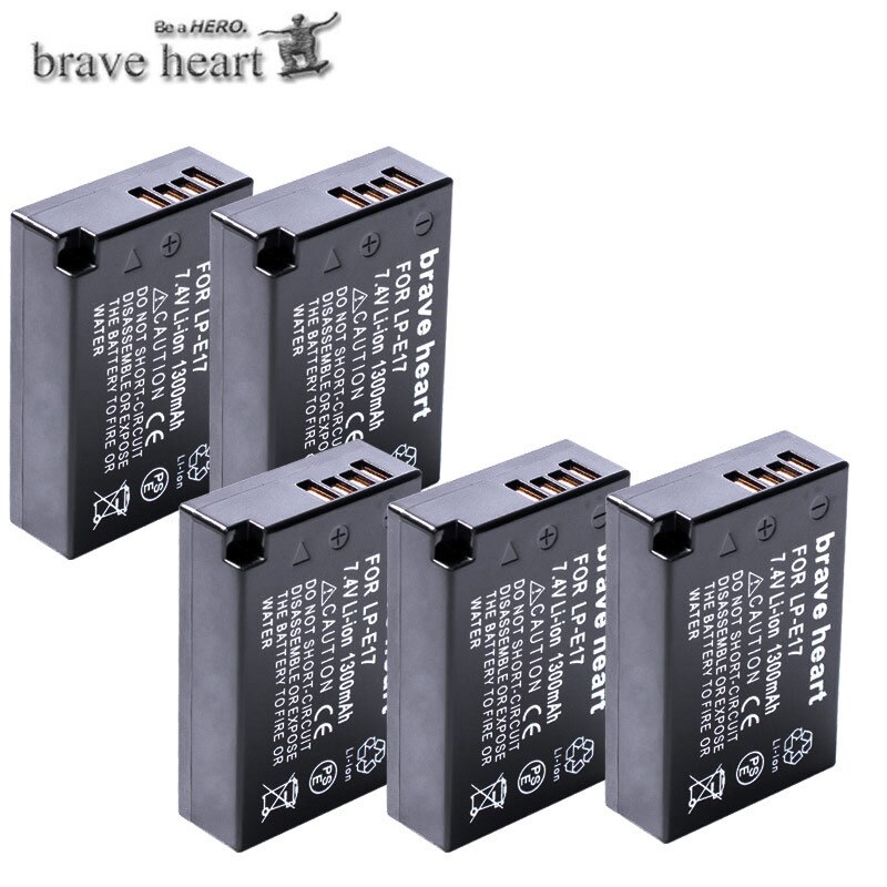 LP-E17 LP E17 LPE17 batería recargable de litio 1300mAh de batería de la cámara Digital Canon EOS M5 M6 200D T6I T6S 750D 760D 77D X8I